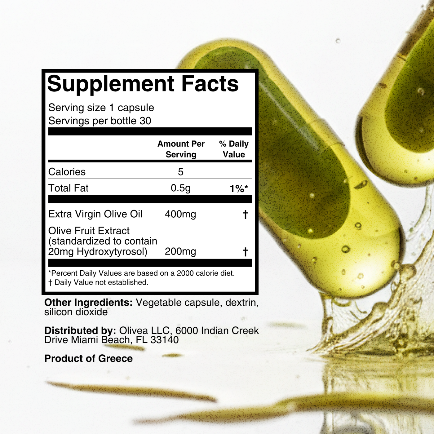 Olivea Hydroxytyrosol Supplement